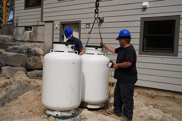 Residential Propane Tanks installation