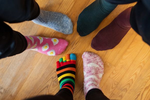 mismatch socks depicting mismatch AC indoor and outdoor units