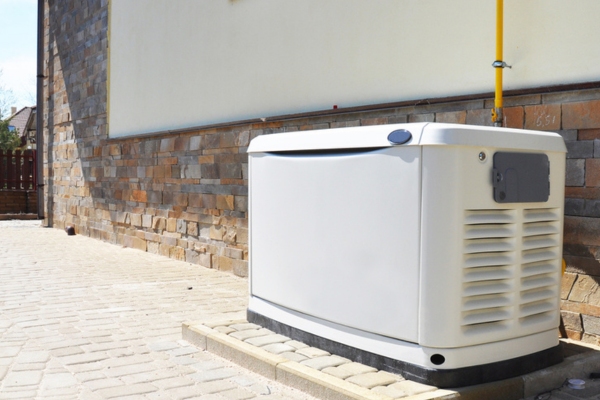 propane-powered standby home generator depicting user friendly capability