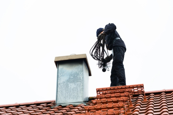 home chimney sweeping and cleaning to prepare for colder months